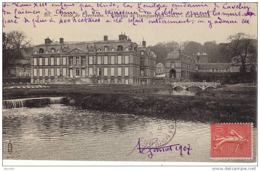 78 Vallée De Chevreuse Château De DAMPIERRE Les Canaux - Dampierre En Yvelines