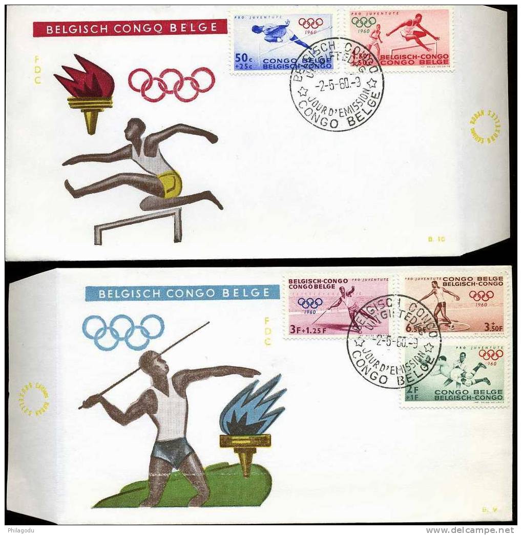 Roma 1960   Congo-Belge  FDC  1960 Petit Tirage - Verano 1960: Roma