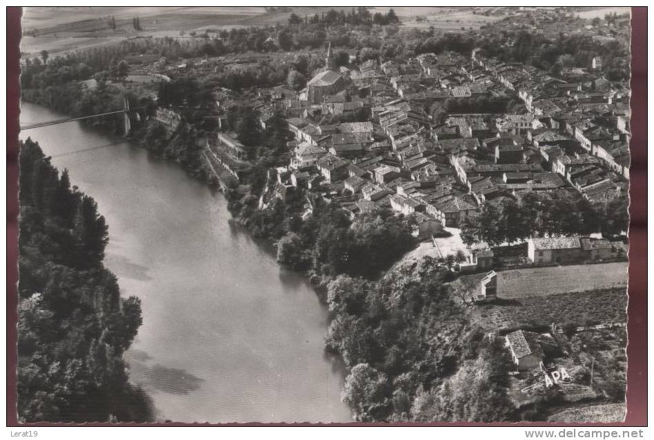 81..LISLE SUR TARN...VUE AERIENNE ..CPSM...NON. ECRITE....‹(•¿•)› - Lisle Sur Tarn