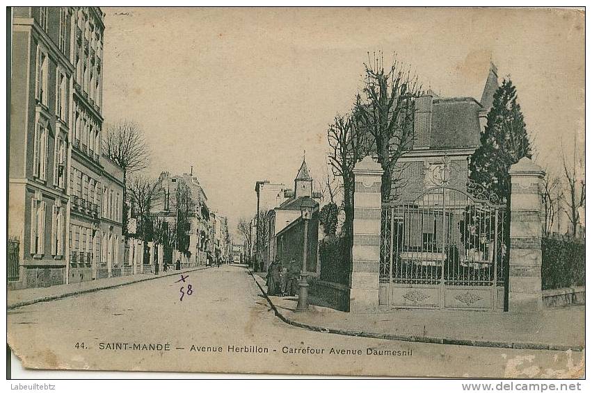 SAINT MANDE - Avenue Herbillon - Saint Mande
