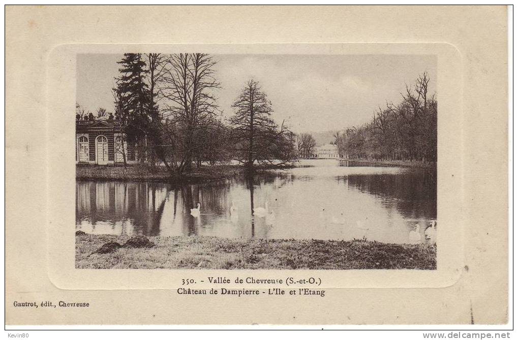 78 Vallée De Chevreuse Château De DAMPIERRE L' Ile Et L'Etang + Cygnes + - Dampierre En Yvelines