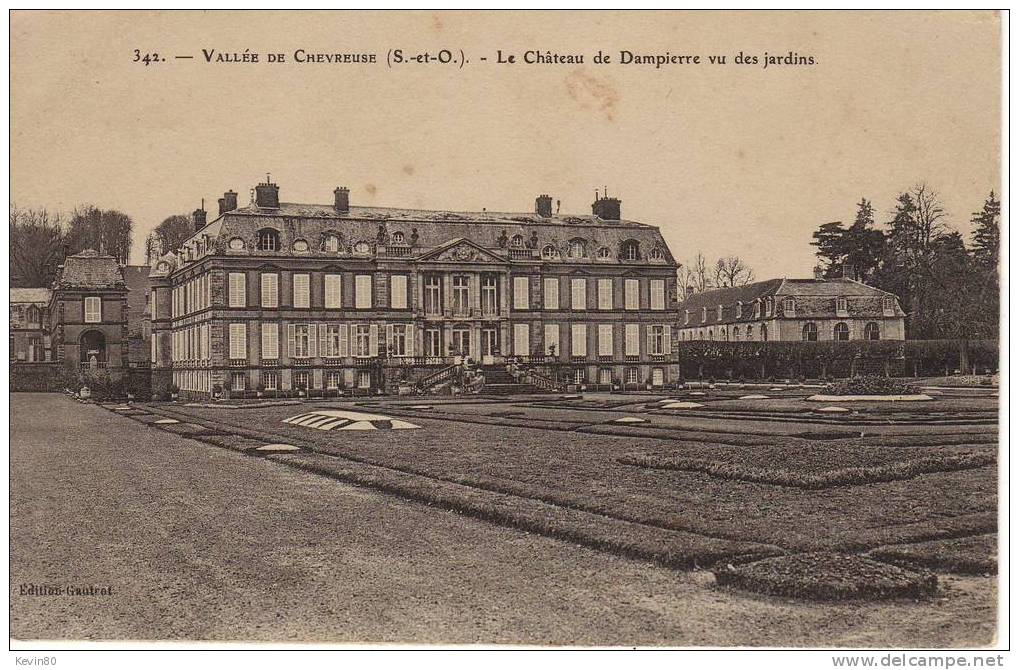 78 Vallée De Chevreuse Le Château De DAMPIERRE Vu Des Jardins - Dampierre En Yvelines