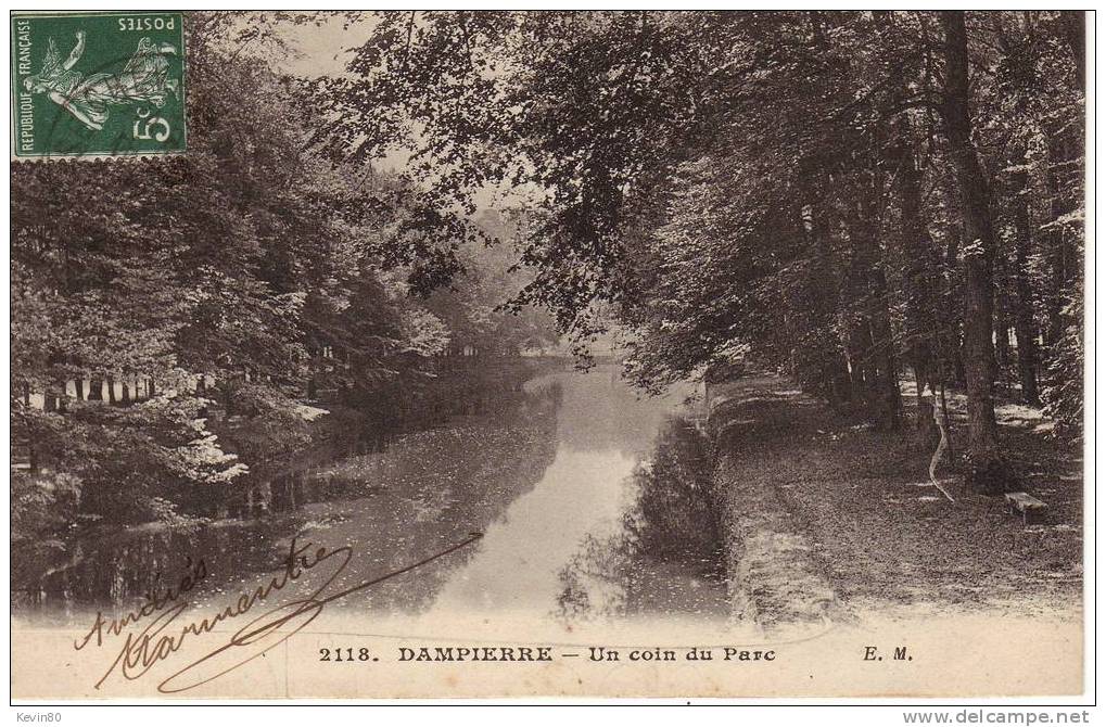 78 DAMPIERRE Un Coin Du Parc - Dampierre En Yvelines