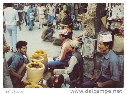 Tibet Katmandou Le Marché Aux épices - Autres & Non Classés