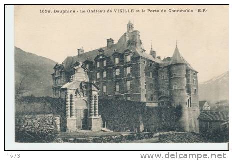 Cpc 277 - Le Chateau De VIZILLE Et La Porte Du Connétable  - (38 - Isere) - Vizille