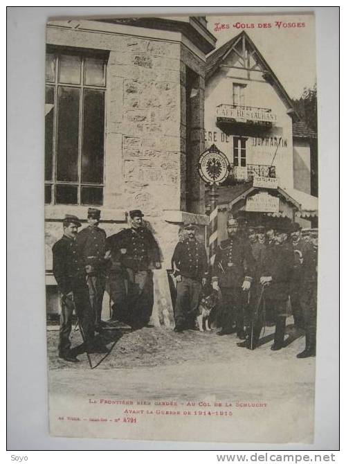 Frontiere Colde La Schlucht Vosges - Customs