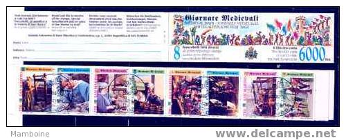 Saint Marin 1996 . CARNET . N 1445/52  Metier Medièval - Postzegelboekjes