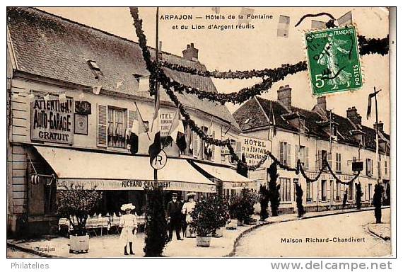 ARPAJON  HOTEL DE LA FONTAINE - Arpajon