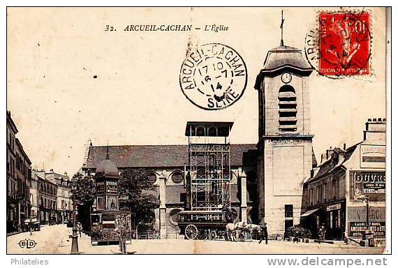 ARCUEUIL   L EGLISE 1914 - Arcueil