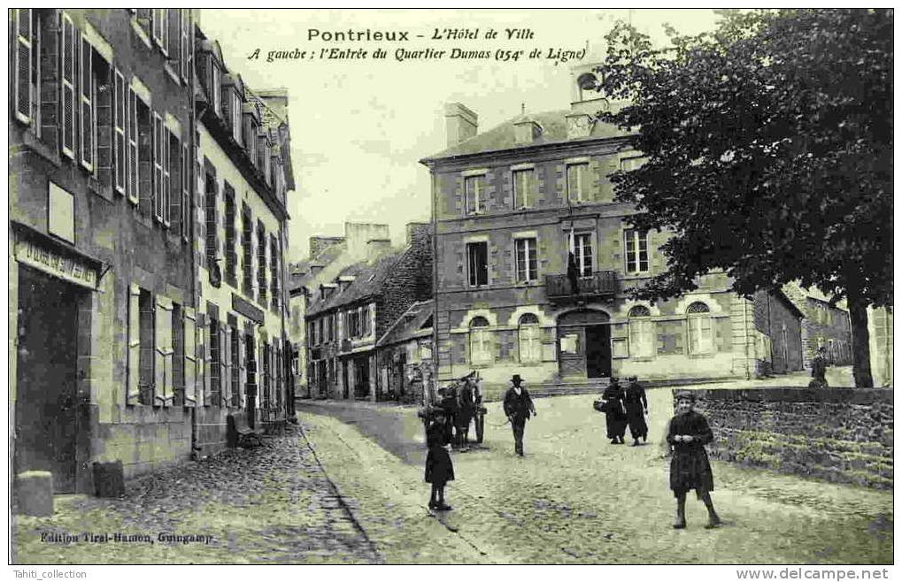 PONTRIEUX - L'Hôtel De Ville - Pontrieux