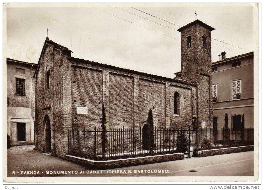 FAENZA Monumento Ai Caduti (Chiesa Di San Bartolomeo)  - 1933 - Faenza