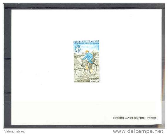 France Epreuve De Luxe** N° 1710  JDT 1972 Facteur Rural à  Bicyclette Vélo - Ciclismo