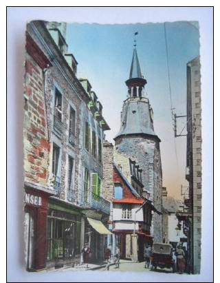 DINAN COMMERCE RUE DE L'HORLOGE      ANNEES  50 - Dinan