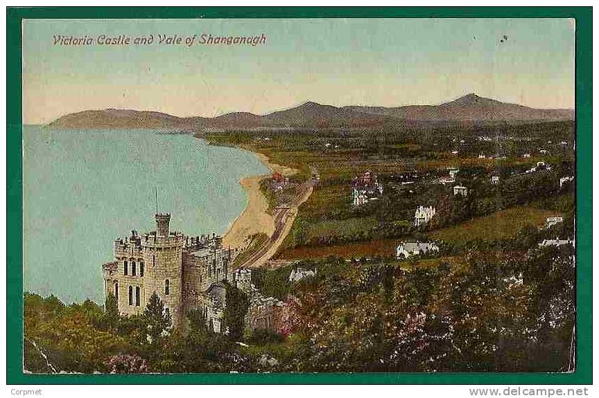 IRELAND -VICTORIA CASTLE And VALE Of SHANGANAGH - Pubs By VALENTINE, DUBLIN  -UNUSED POSTCARD Circa 20´s- HAND COLORED - Dublin