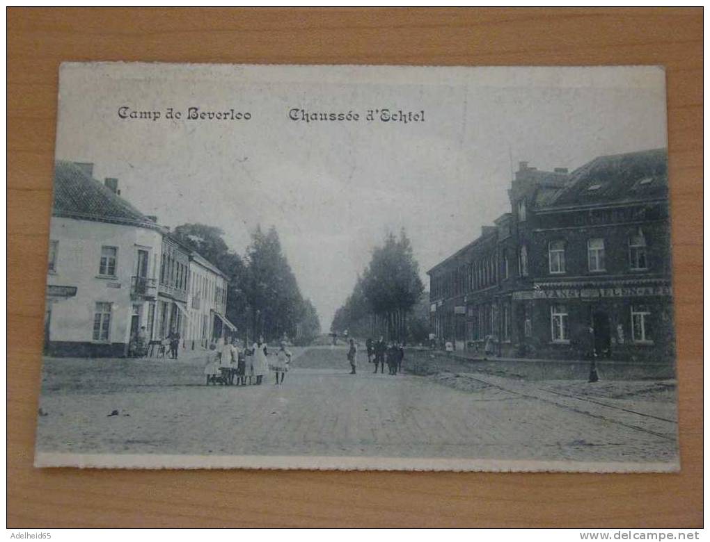 (2 Scans) Leopoldsburg, Camp De Beverloo, Chaussée D´Echtel, 1919 - Leopoldsburg (Camp De Beverloo)