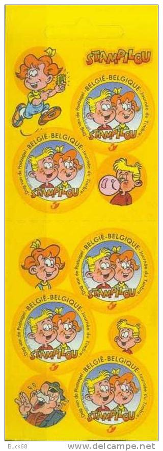 BELGIQUE Carnet C3018 ** MNH STAMPILOU Journée Du Timbre Stugio MaxI Bédé Comics Strip - Cómics