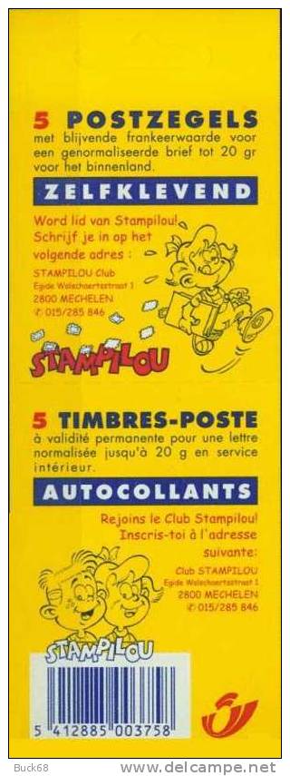 BELGIQUE Carnet C3018 ** MNH STAMPILOU Journée Du Timbre Stugio MaxI Bédé Comics Strip - Cómics