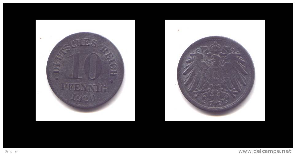 10  PFENNIG 1920 - Autres & Non Classés