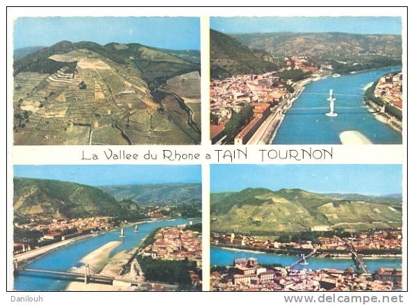 07 / TOURNON, La Vallée Du Rhone, CMP, Couleur, 4 Vuers, Ed Cellard - Tournon