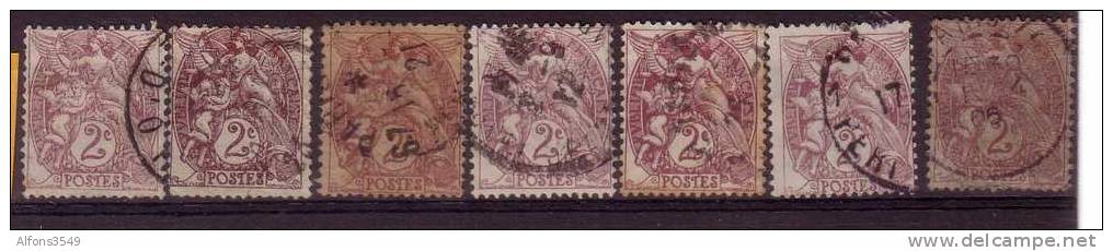 Frankrijk Nr 108 Gestempeld 7 Ex - Used Stamps