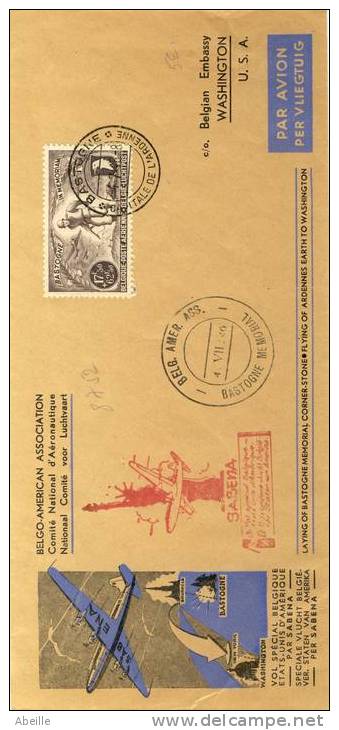 8752 LETTRE 1946 BASTAGNE MEMORIAL - Lettres & Documents