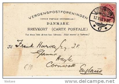 DkC9 027  DÄNEMARK - Ansichtskarte / Hilsen Havnen, Viele Schiffe 1903 - Storia Postale