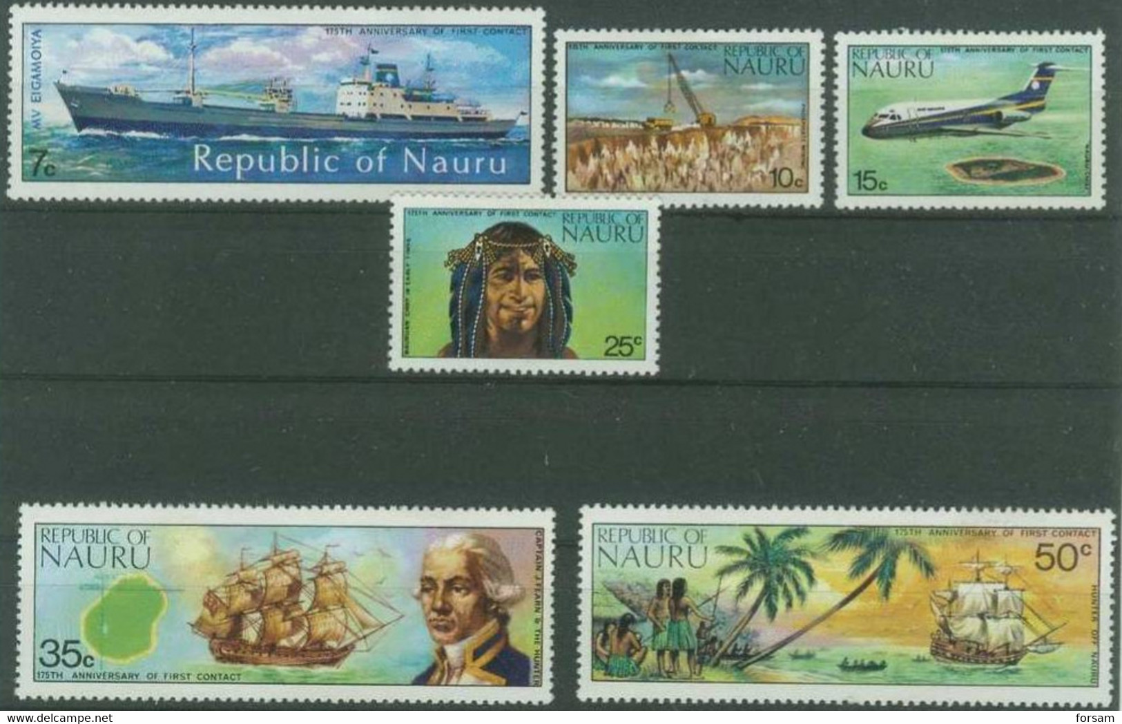 NAURU..1974..Michel # 105-110...MLH. - Nauru