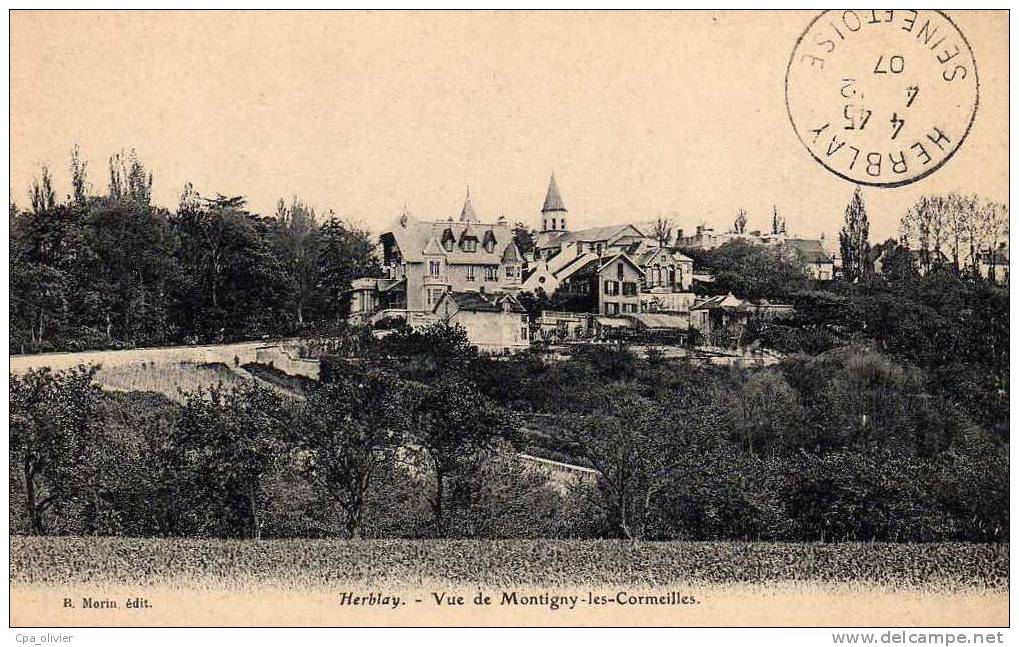 95 HERBLAY (environs) Montigny Les Cormeilles, Chateau , Ed Morin, 1907 - Montigny Les Cormeilles