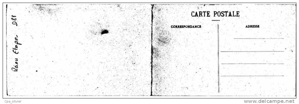 88 RAON ETAPE Vue Générale, Panoramique, Souvenir Du Front, Guerre 1914-18, Carte Double 28x9 Cm, Ed Cuny, 191? - Raon L'Etape