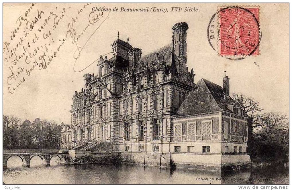 27 BEAUMESNIL Chateau, XVIème, Ed Walter, 1907 - Beaumesnil