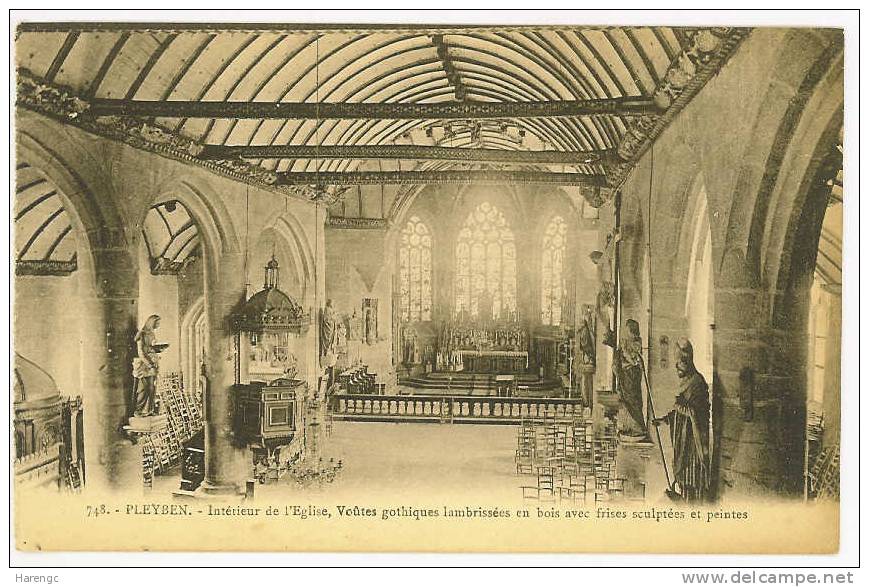 PLEYBEN Intérieur De L´église - Pleyben