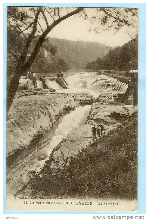 BELLEGARDE - La Perte Du Rhône, Les Barrages - Bellegarde-sur-Valserine