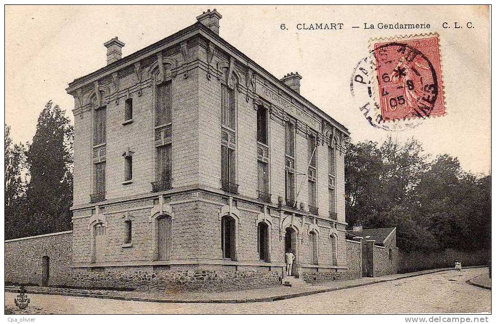 92 CLAMART Gendarmerie, Ed CLC 6, 1905 - Clamart