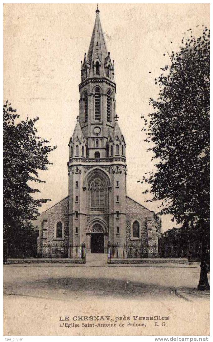 78 LE CHESNAY Eglise St Antoine De Padoue, Ed EG, 192? - Le Chesnay