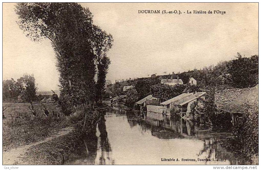 91 DOURDAN Bords De L´Orge, Ed Boutroue, 1917 - Dourdan