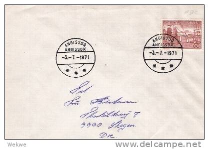 Dk-G004 GRÄNLAND - /Europ Siedler A.Schiff (European Settler On Ship)Schiffspost 3.7.1971 - Covers & Documents