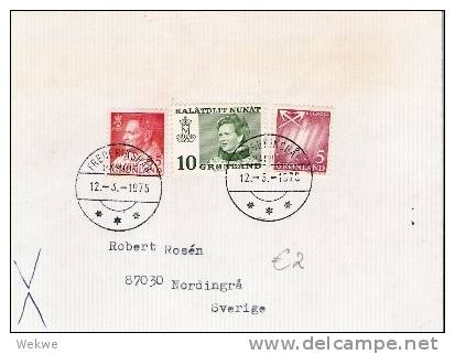 Dk-G014/  GRÖNLAND - Schiffspost/ship Mail 1975 - Lettres & Documents