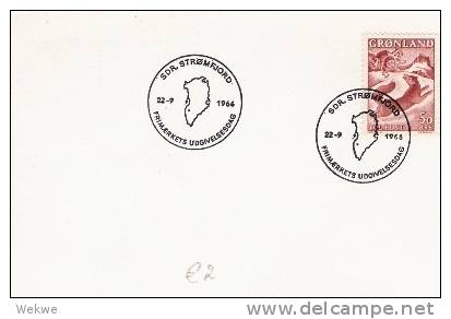 Dk-G022 GRÖNLAND - /Fuchsmarke (fox Stamp), Mappe I.Stempel (map-cancel.) - Covers & Documents