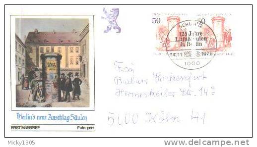 Germany / Berlin - FDC Mi-Nr 612 (U115)- - 1971-1980