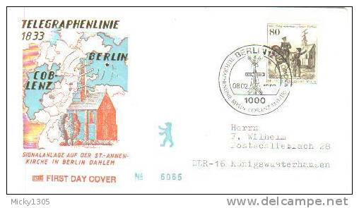 Germany / Berlin - FDC Mi-Nr 693 (U118)- - 1981-1990