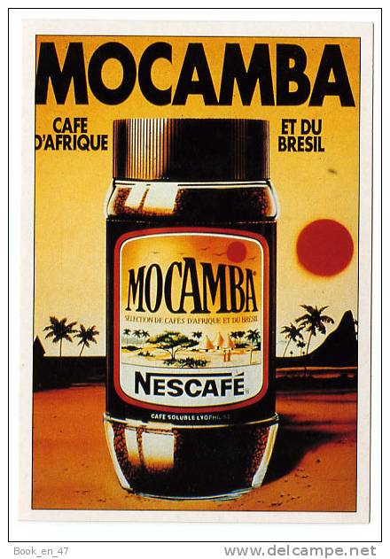 {49943} Publicité Nescafé Mocamba Fiche Atlas , Alimentation  ; 1984 - Verzamelingen