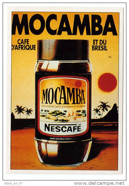 {49943} Publicité Nescafé Mocamba Fiche Atlas , Alimentation  ; 1984 - Collections