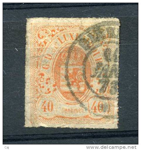 Luxembourg  :  Yv  23  (o) - 1859-1880 Armarios