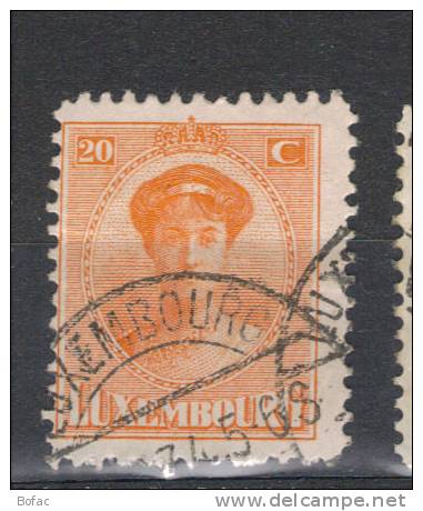 125 OB Y&T  LUXEMBOURG "grande Duchesse Marie -adelaide" - 1921-27 Charlotte De Face