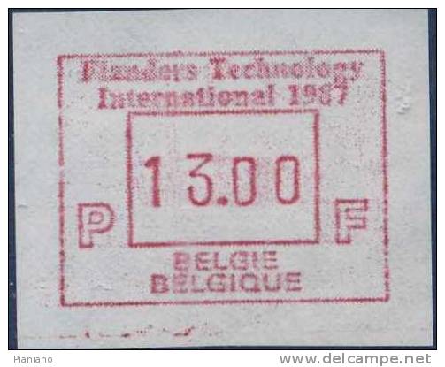 PIA - BEL - 1987 - Tps De Distributeurs : FLANDERS TECHNOLOGY INTERNATIONAL - (Yv 13) - 1980-1999
