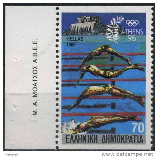 PIA - GRE - 1989 - Sport : La Grèce Pays Des Jeux Olympiques - (Yv 1699B-1702B) - Nuevos
