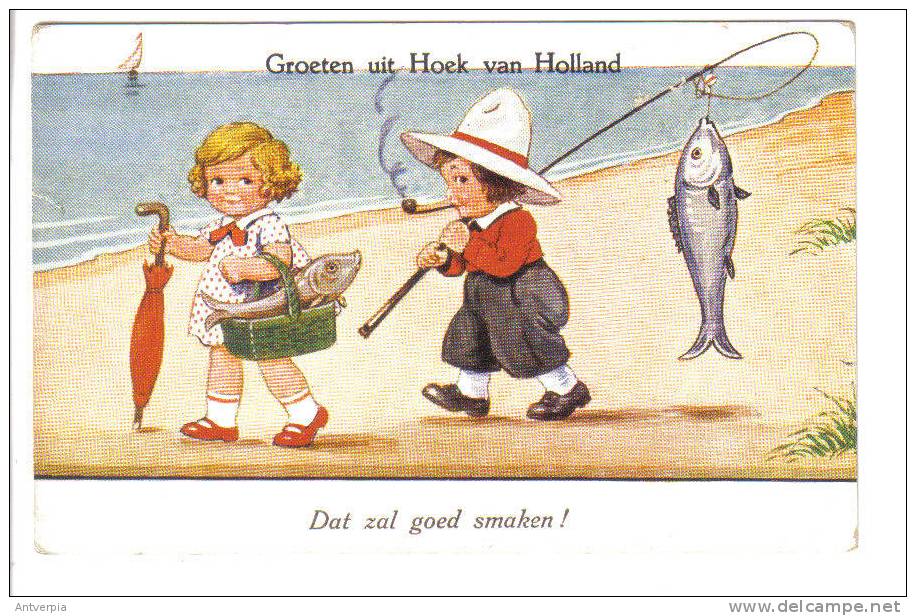 Visvangst,fishing,peche  Groeten Uit Hoek Van Holland - Fishing