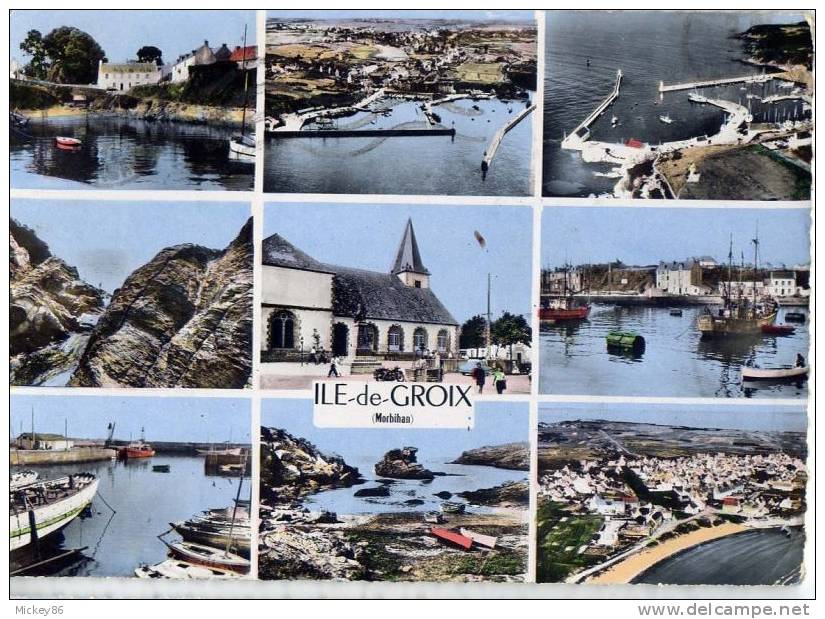 Ile De GROIX--1961--Vues Diverses,csm Gd Format N°5 C Par Combier - Groix