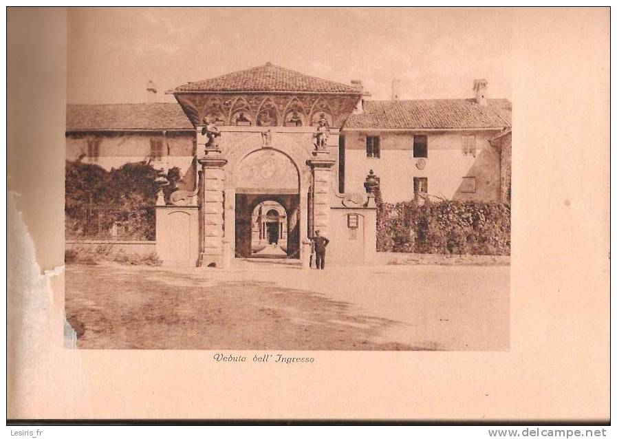 CERTOSA DI PAVIA - ALBUM COMPLET DE 32 PHOTOGRAPHIES - GRAND FORMAT - INGRESSO - FACCIATA E FIANCO DELLA CHIESA - PIANTE - Livres Anciens