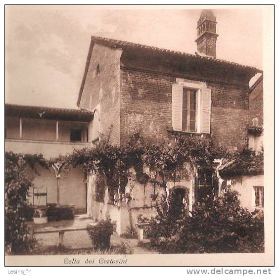 CERTOSA DI PAVIA - ALBUM COMPLET DE 32 PHOTOGRAPHIES - GRAND FORMAT - INGRESSO - FACCIATA E FIANCO DELLA CHIESA - PIANTE - Livres Anciens